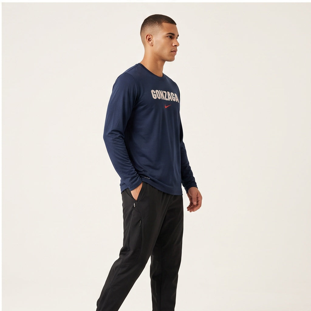Gonzaga Bulldogs Nike Dri-Fit Long Sleeve