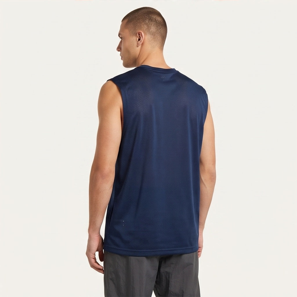 Nike Reversible Mesh Tank - Navy/Black