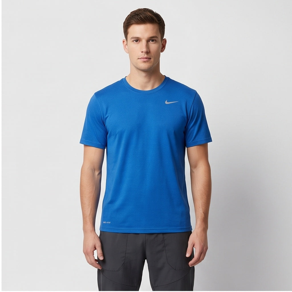 Nike Dri-Fit Crew Tee - Blue