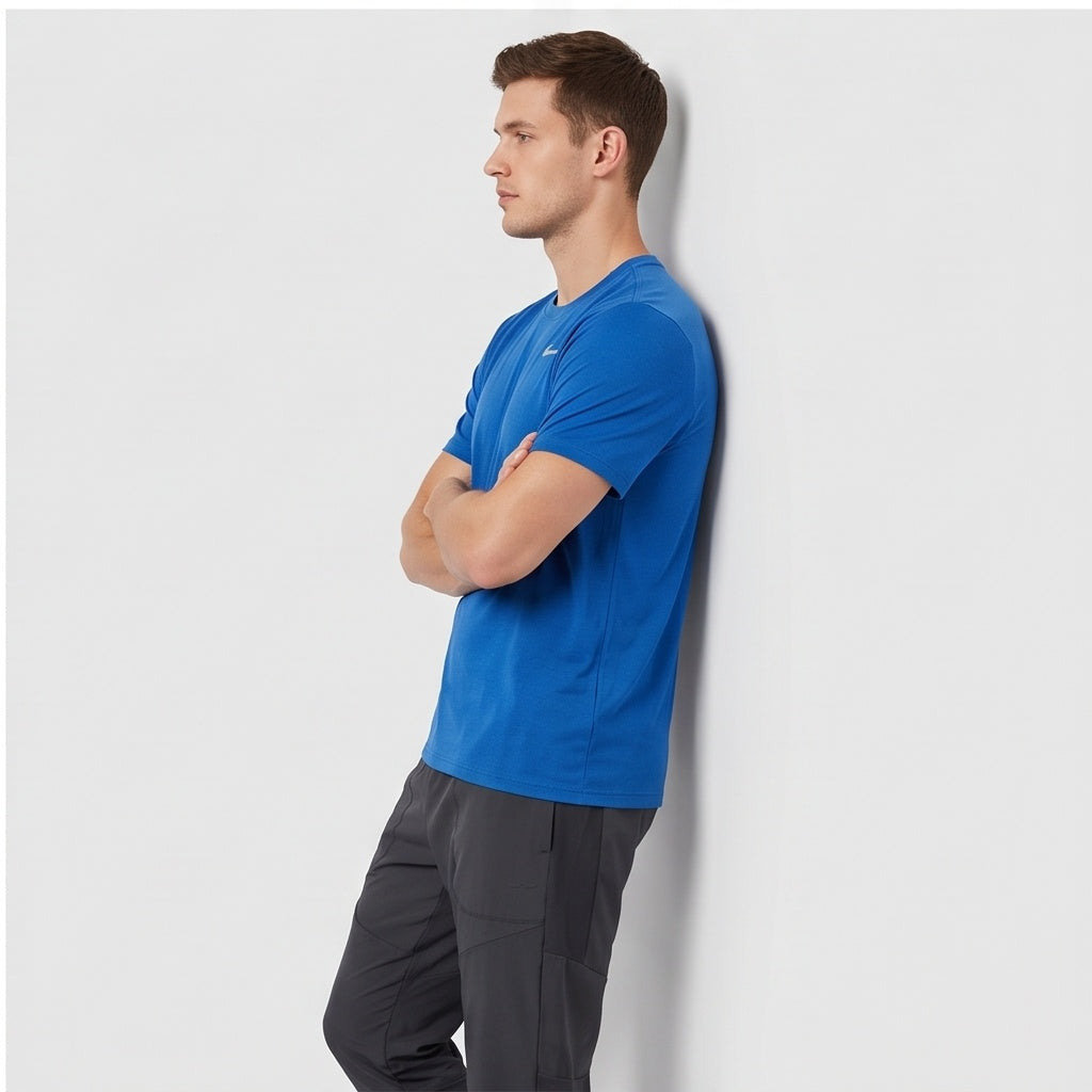 Nike Dri-Fit Crew Tee - Blue