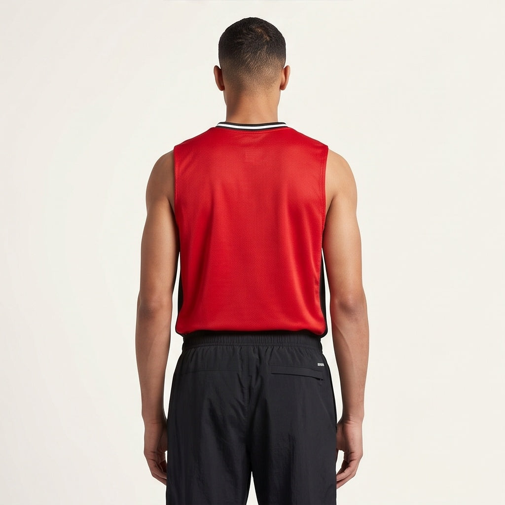 Nike Hoops Sleeveless Jersey - Red/Black