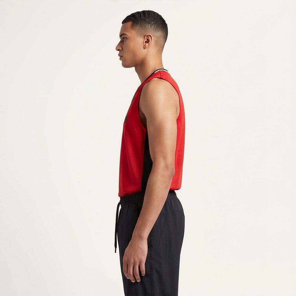 Nike Hoops Sleeveless Jersey - Red/Black