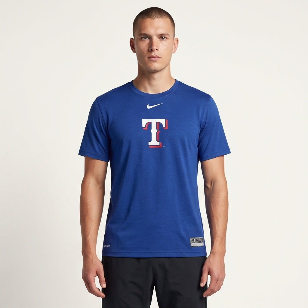 Texas Rangers Nike Dri-Fit Tee - Blue