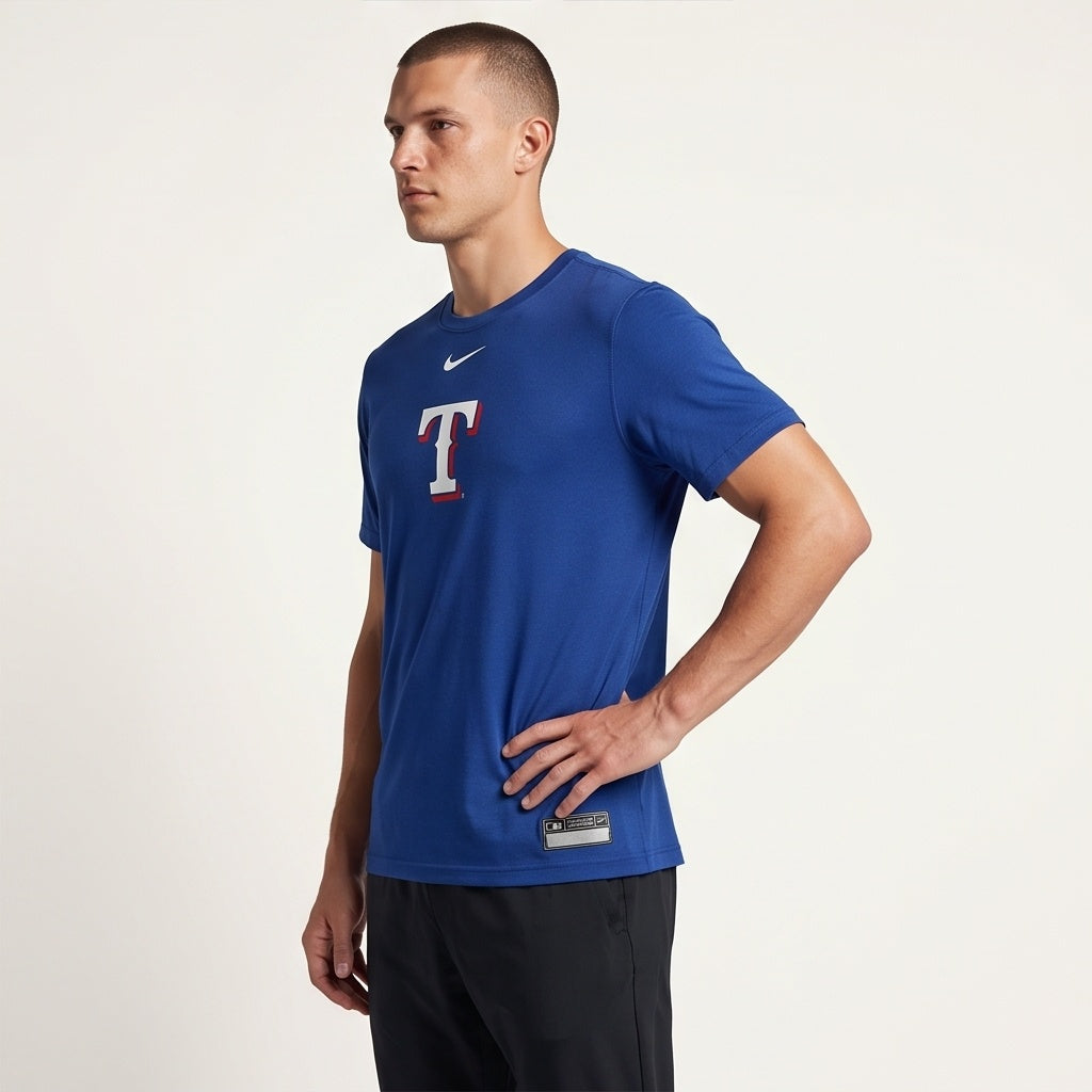 Texas Rangers Nike Dri-Fit Tee - Blue