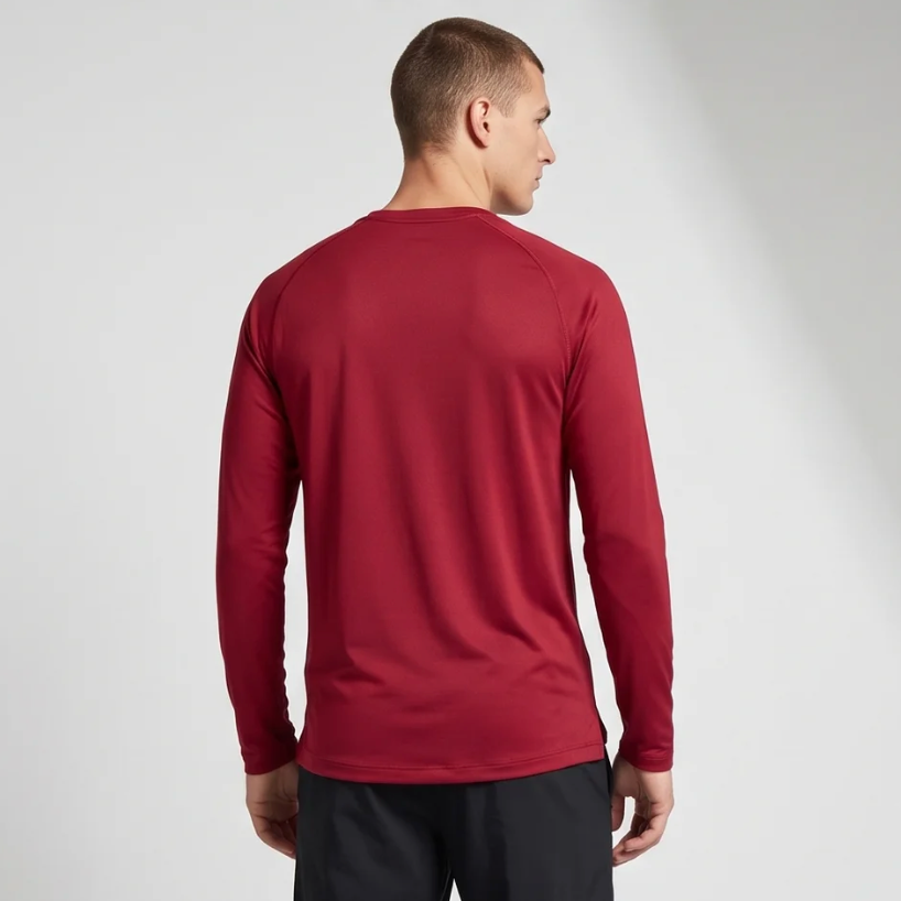 Nike Pro Dri-Fit Long Sleeve - Maroon