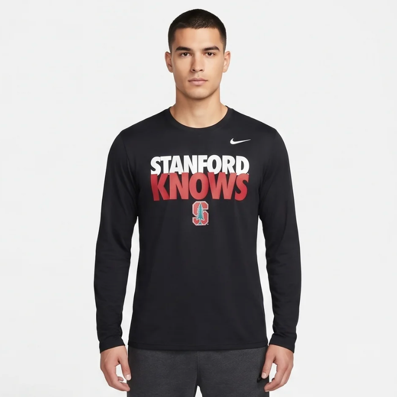 Nike "Stanford Knows" Dri-Fit Long Sleeve - Black