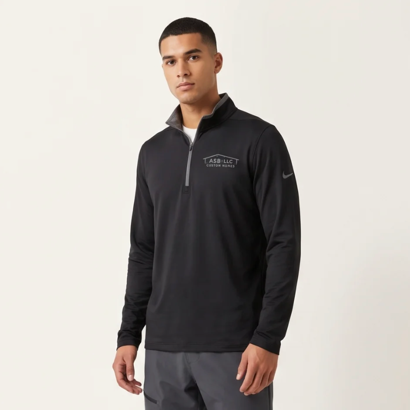 ASB LLC Custom Homes Quarter-Zip - Black