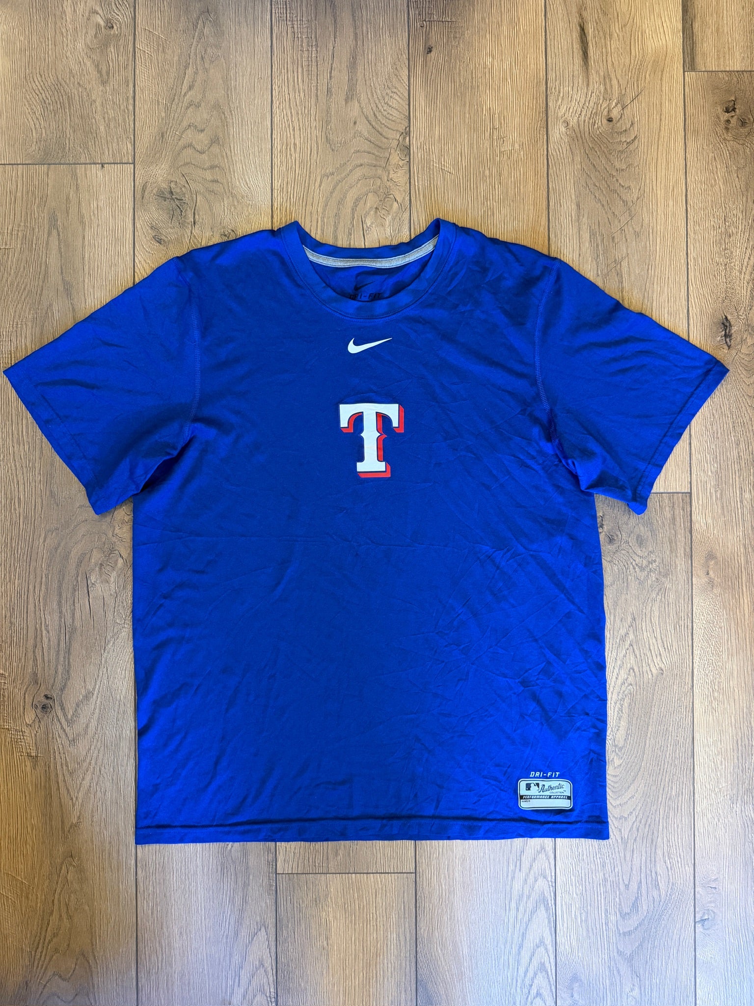 Texas Rangers Nike Dri-Fit Tee - Blue
