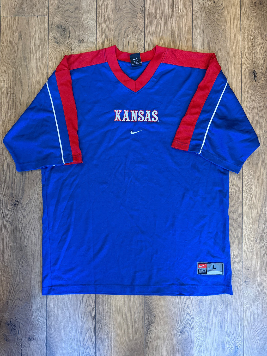 Kansas Jayhawks Nike Jersey - Blue/Red