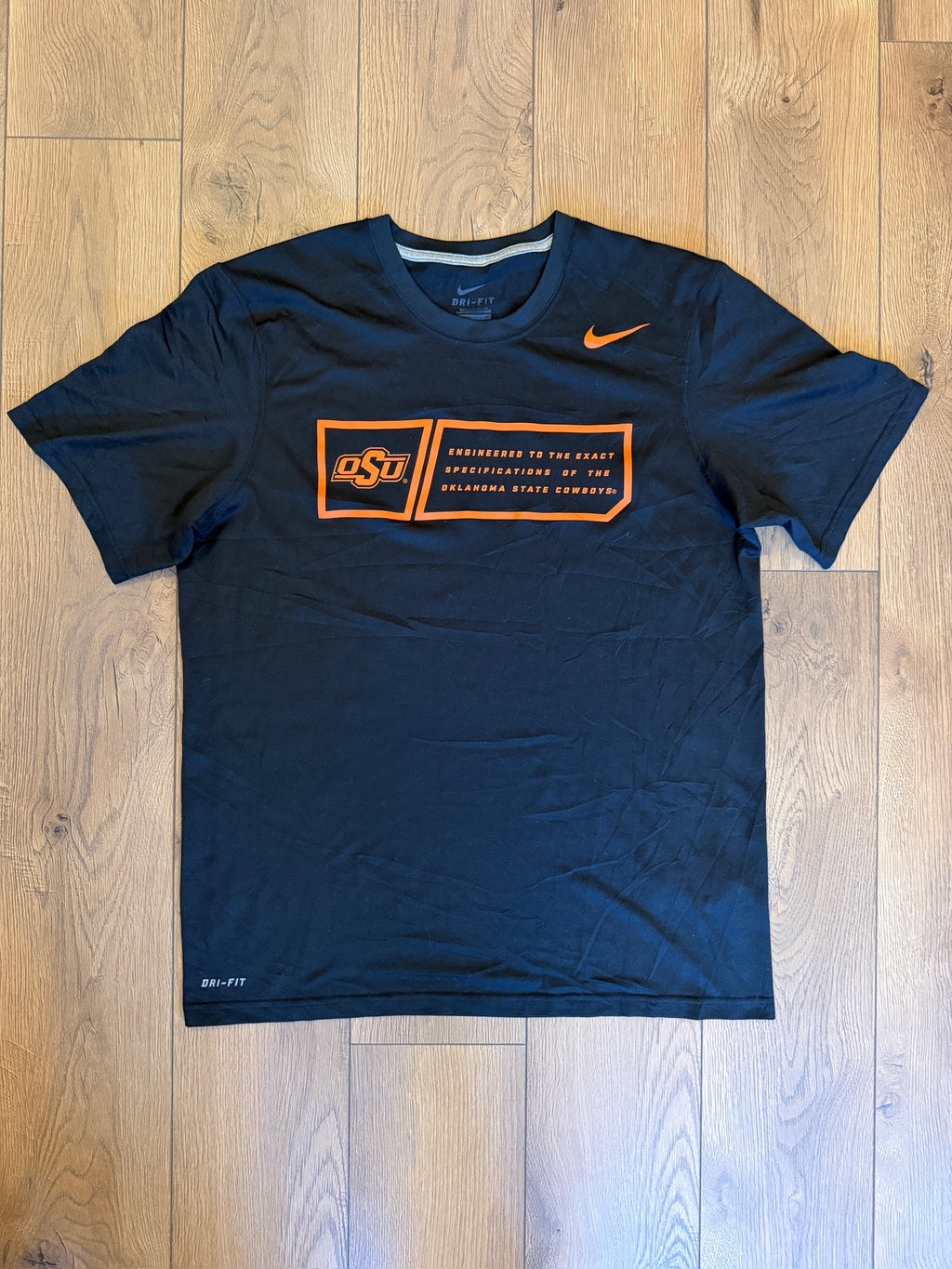 Oklahoma State Cowboys Nike Dri-Fit Tee - Black
