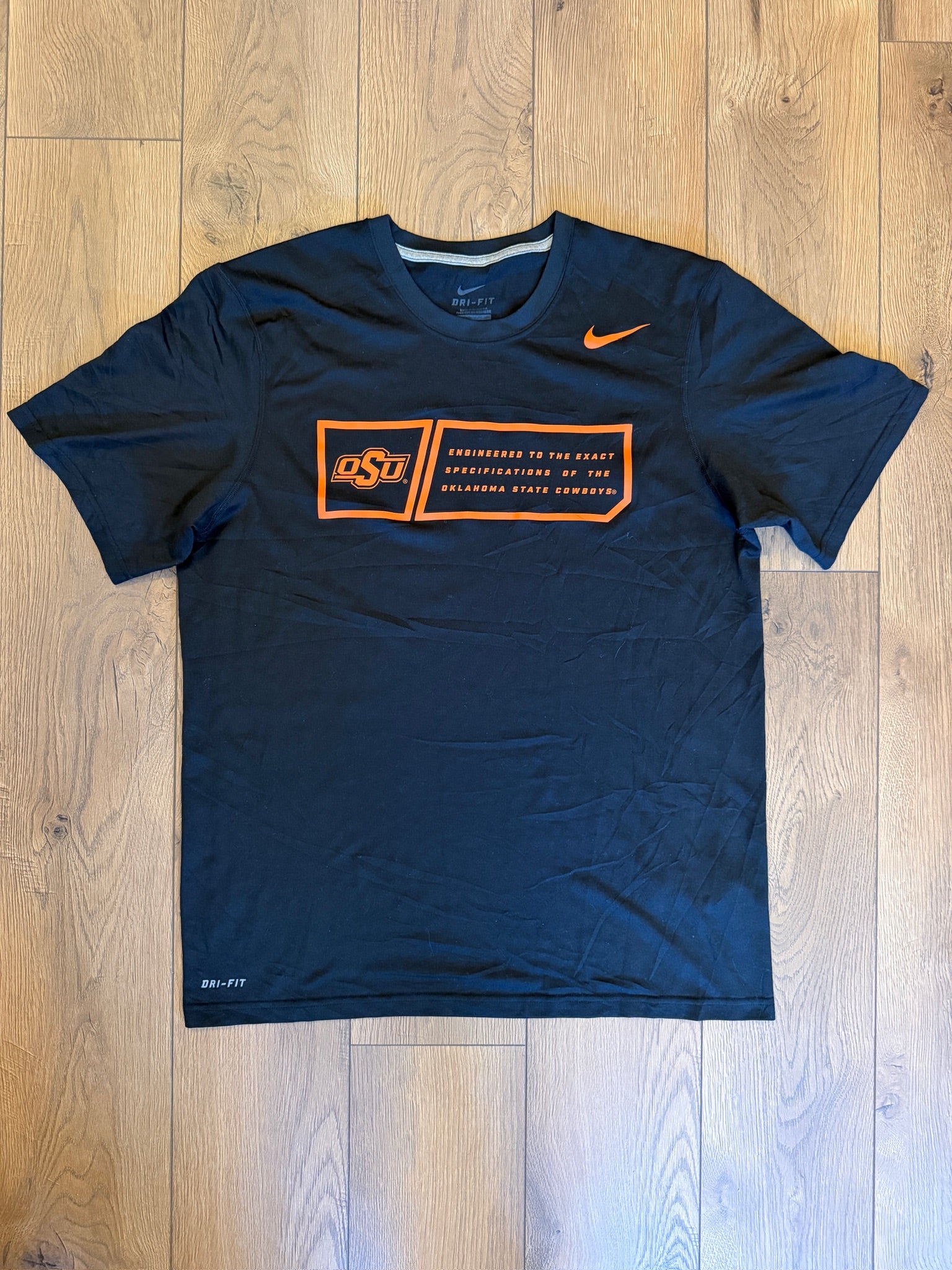 Oklahoma State Cowboys Nike Dri-Fit Tee - Black