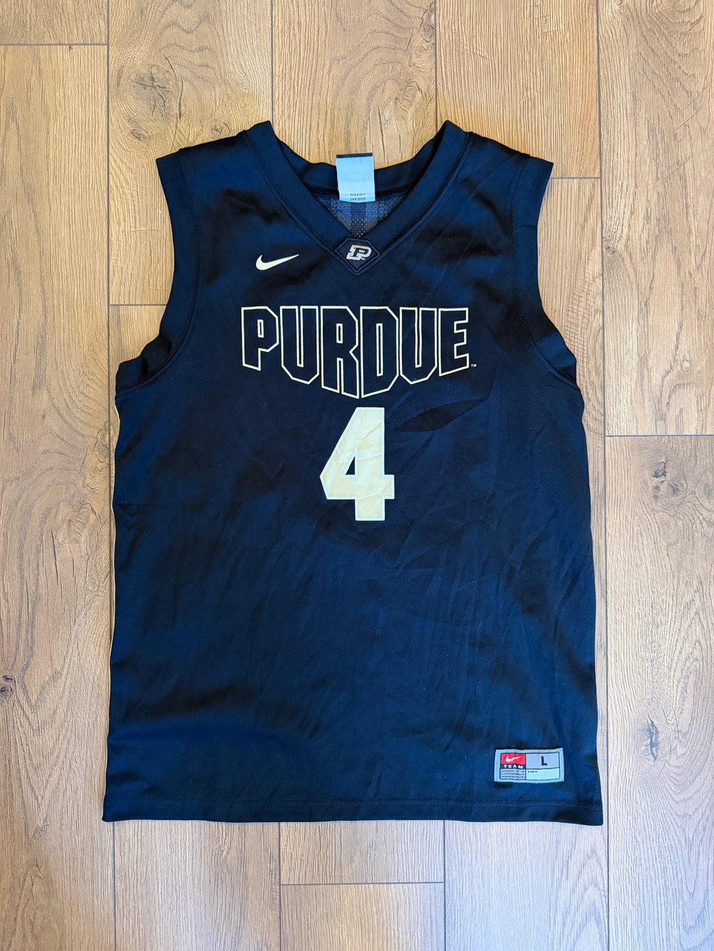 Purdue Boilermakers Nike Jersey #4 - Black