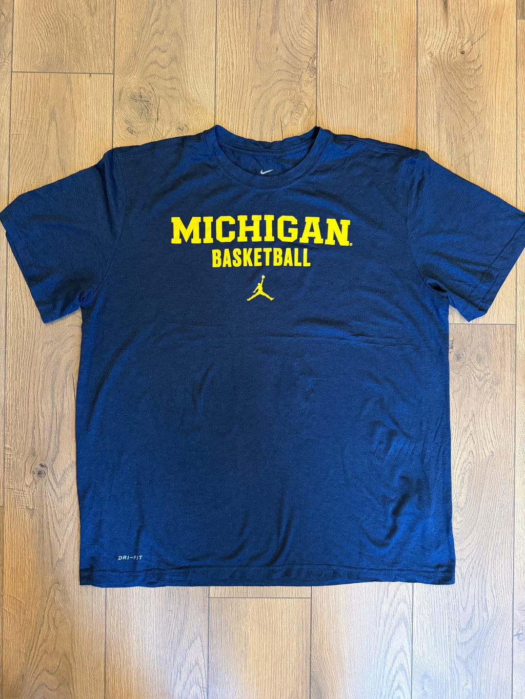 Michigan Basketball Jordan Brand Tee - Navy