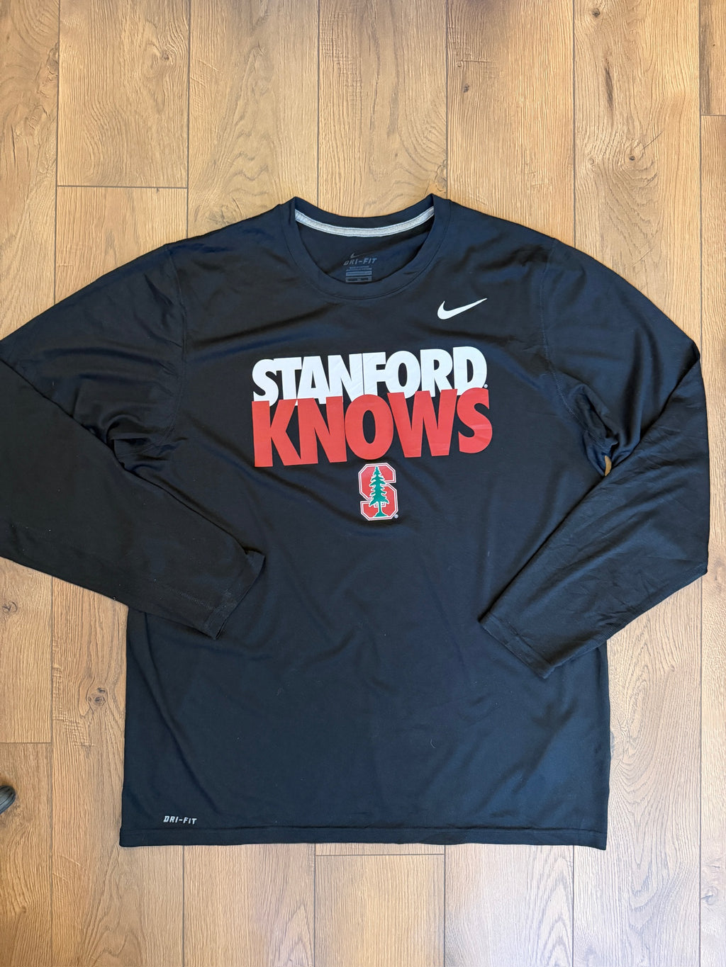 Nike "Stanford Knows" Dri-Fit Long Sleeve - Black