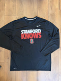 Nike "Stanford Knows" Dri-Fit Long Sleeve - Black