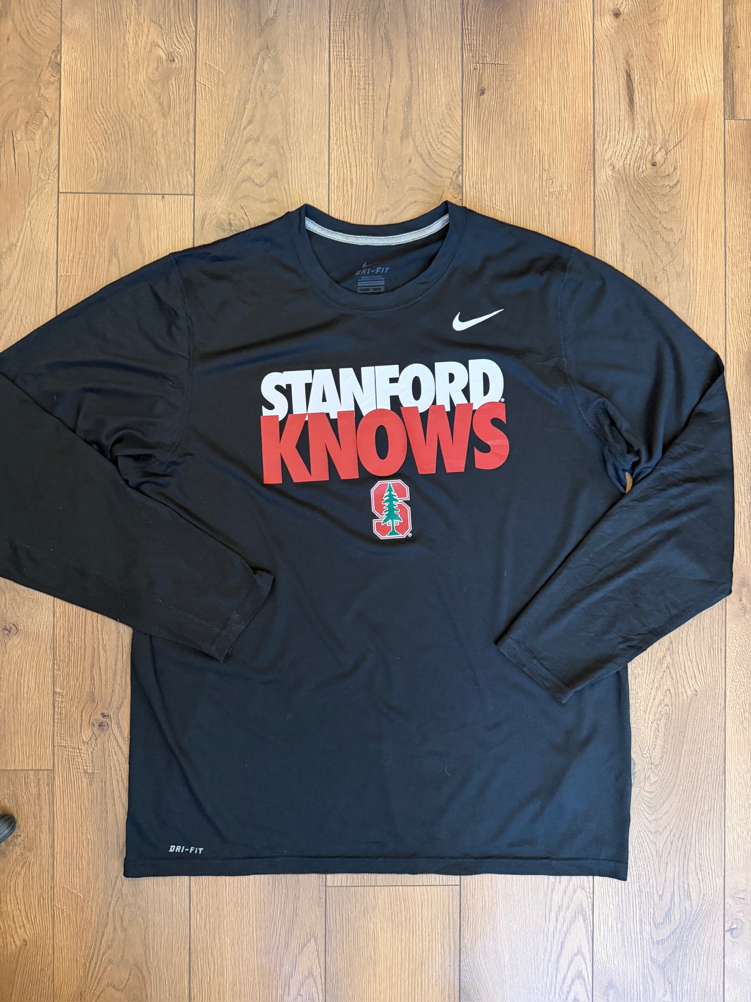 Nike "Stanford Knows" Dri-Fit Long Sleeve - Black