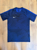 Nike Dri-Fit Chevron Stripe Shirt - Blue/Black