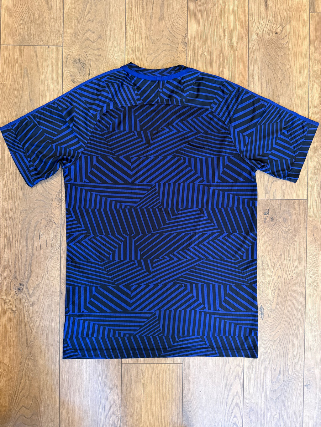 Nike Dri-Fit Chevron Stripe Shirt - Blue/Black