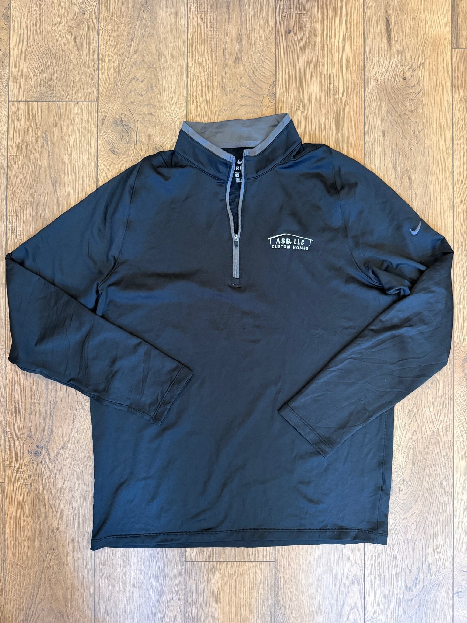 ASB LLC Custom Homes Quarter-Zip - Black