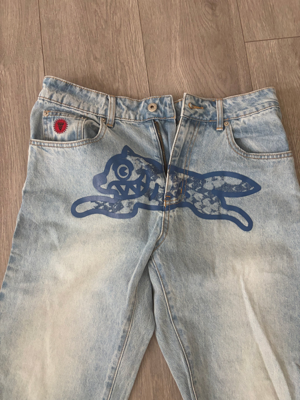 Icecream by Billionaire's Boys Club Running Dog Snake Print Jeans