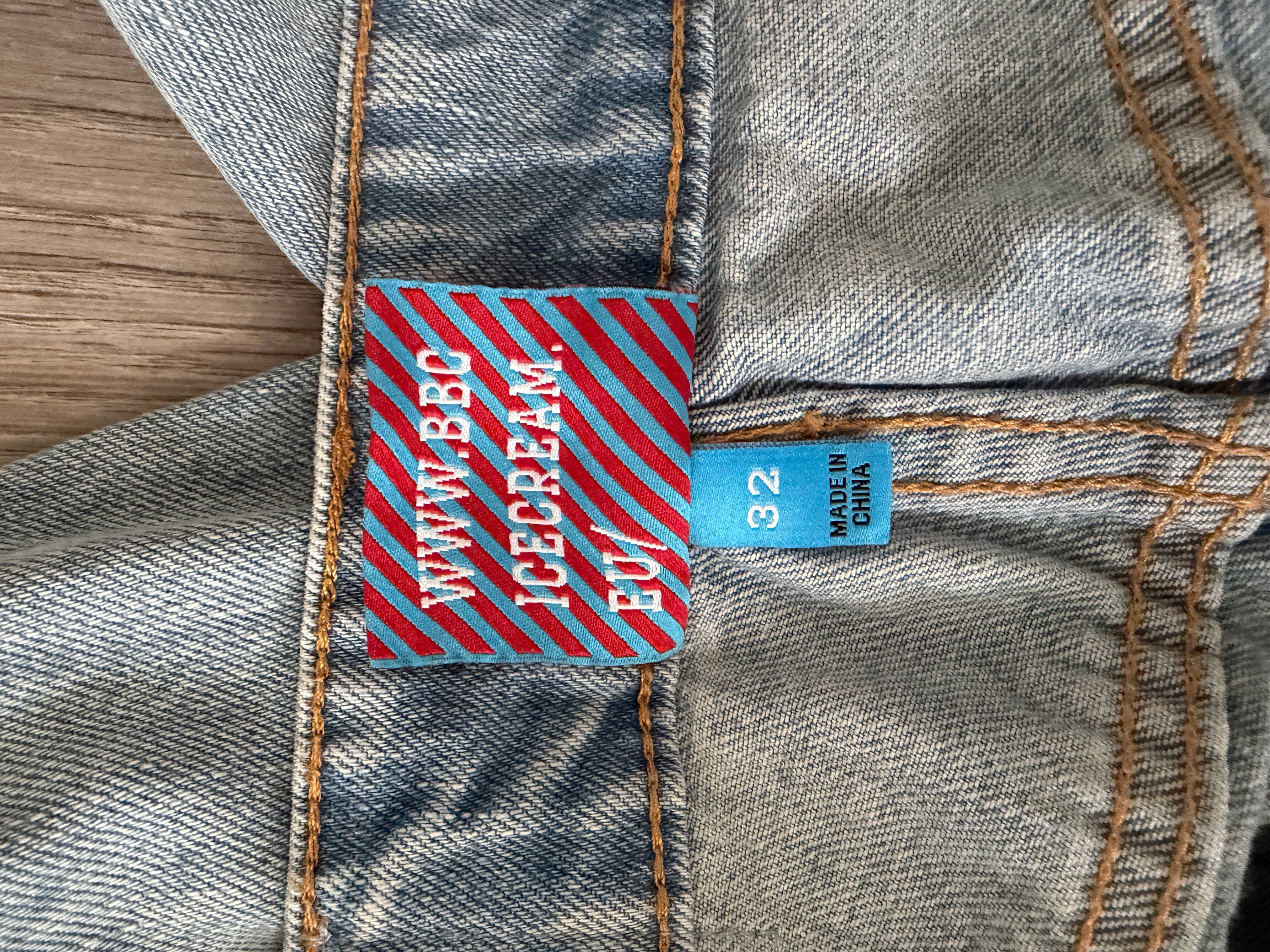 Icecream by Billionaire's Boys Club Running Dog Snake Print Jeans