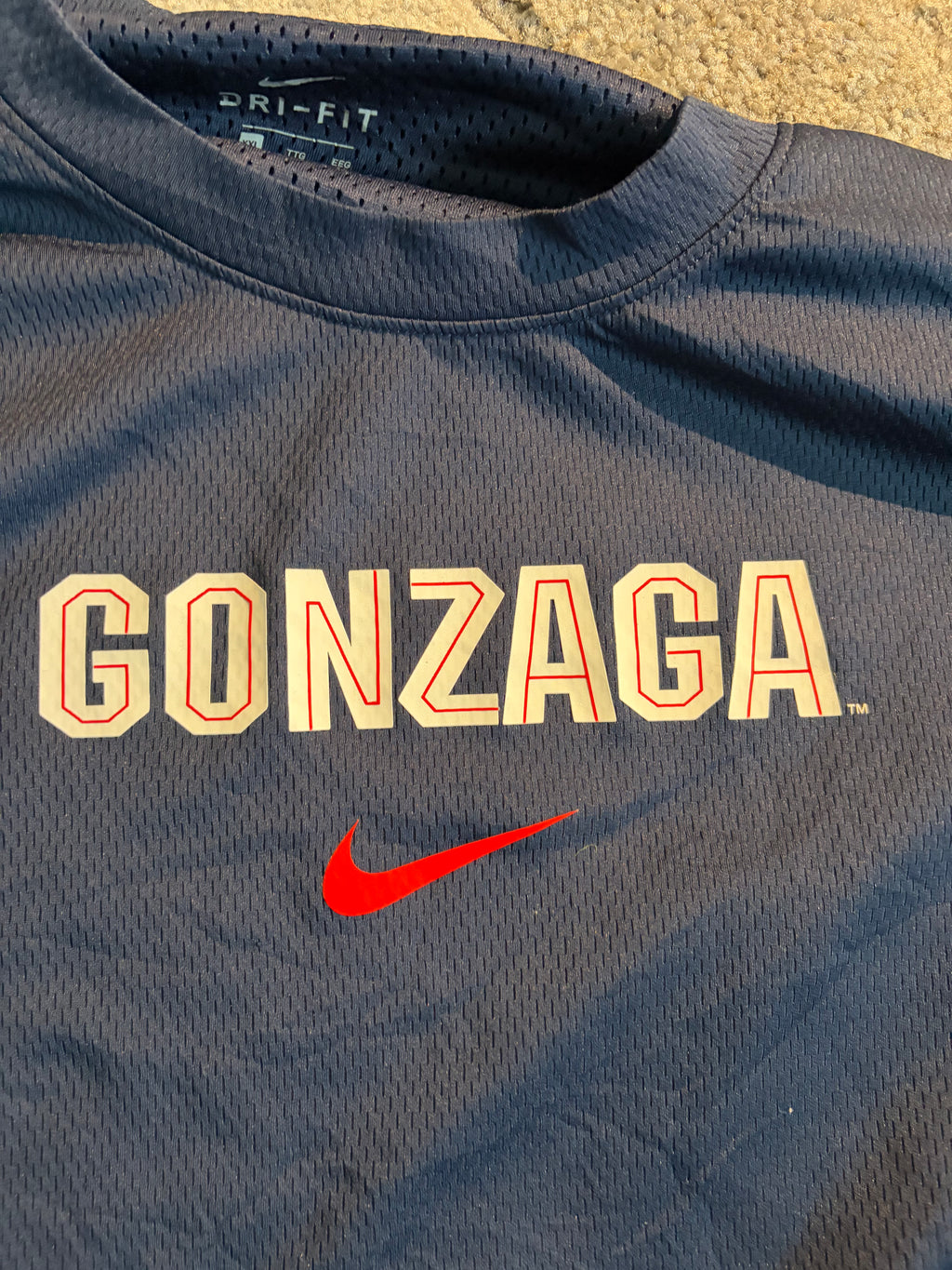 Gonzaga Bulldogs Nike Dri-Fit Long Sleeve