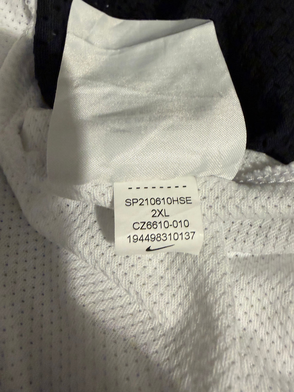 Nike Fly Reversible Mesh Tank - White/Black
