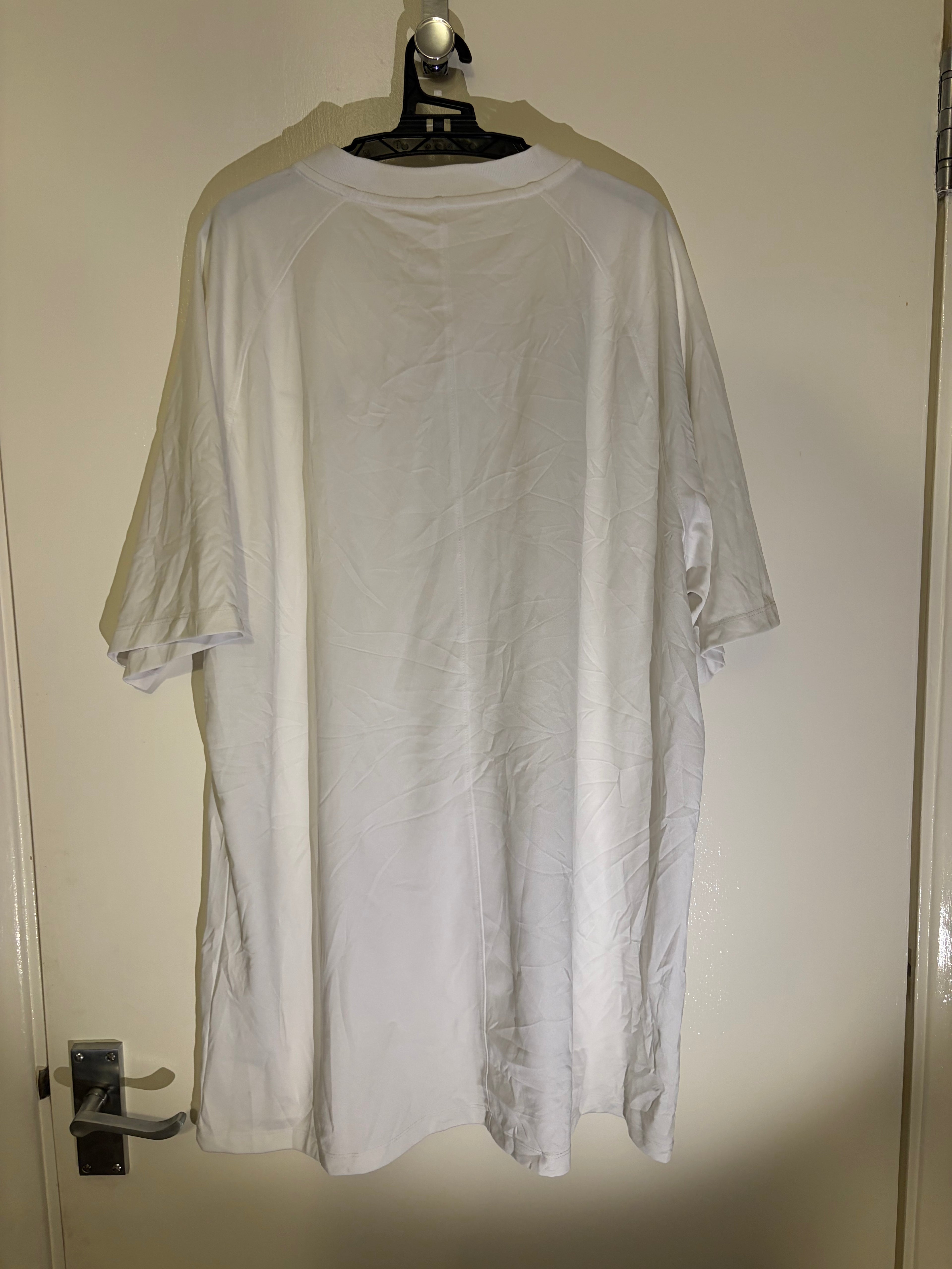 Nike Dri-Fit Two-Button Henley - White