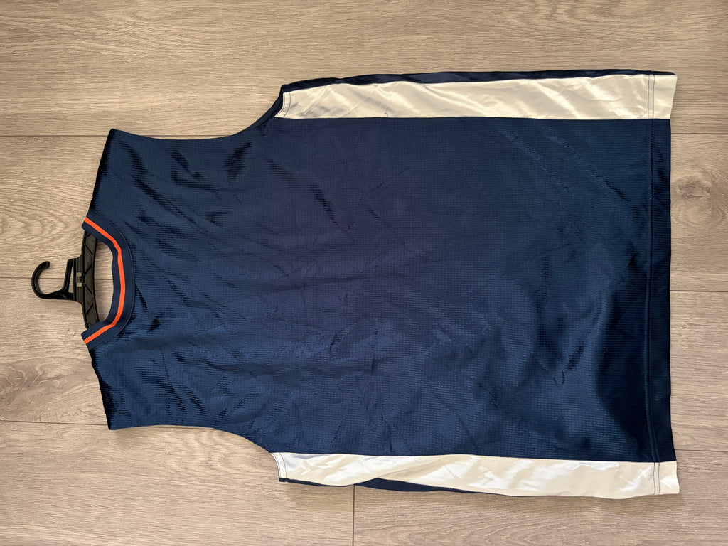 Nike Mesh Sleeveless Jersey - Navy/White