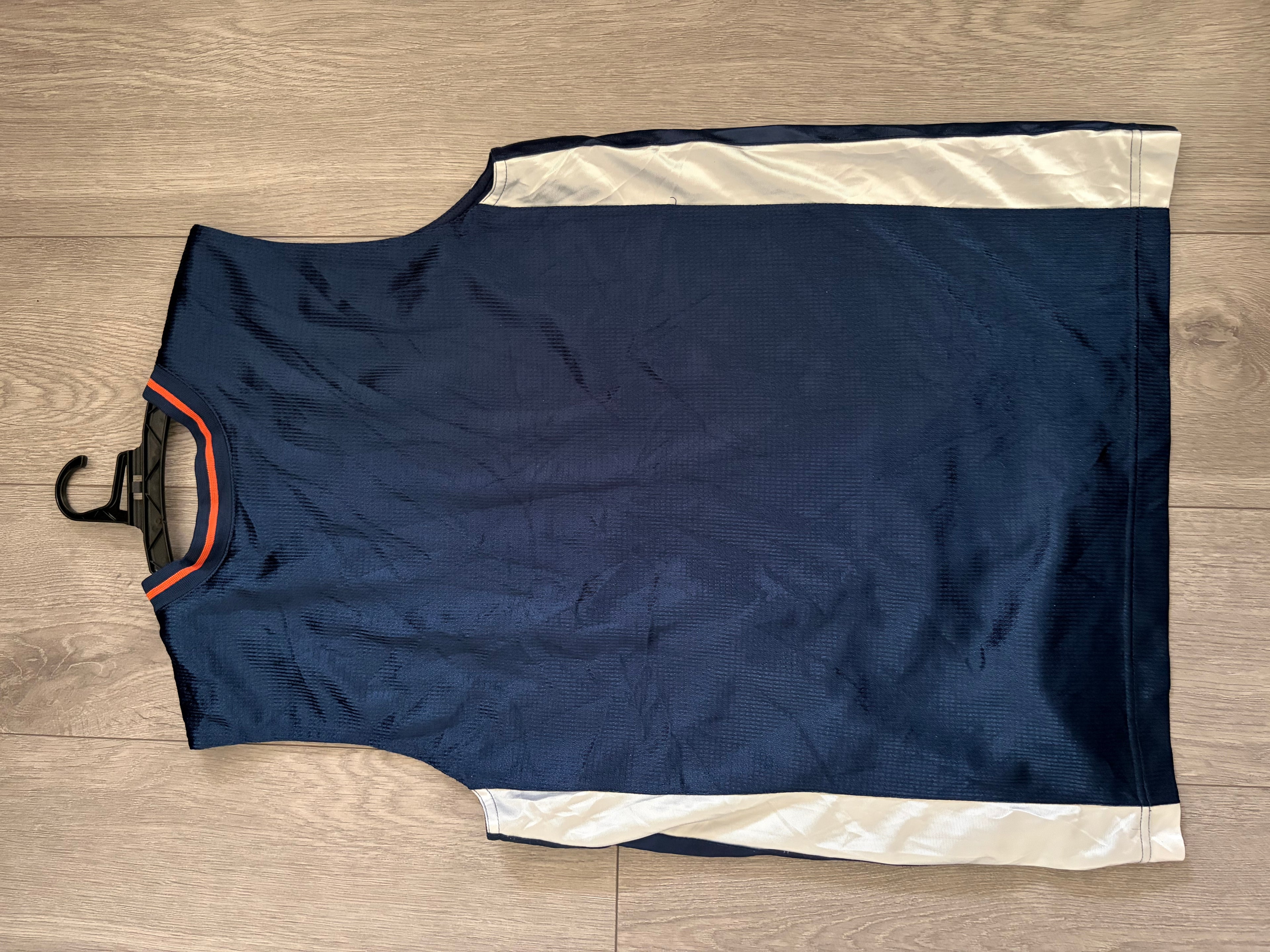 Nike Mesh Sleeveless Jersey - Navy/White