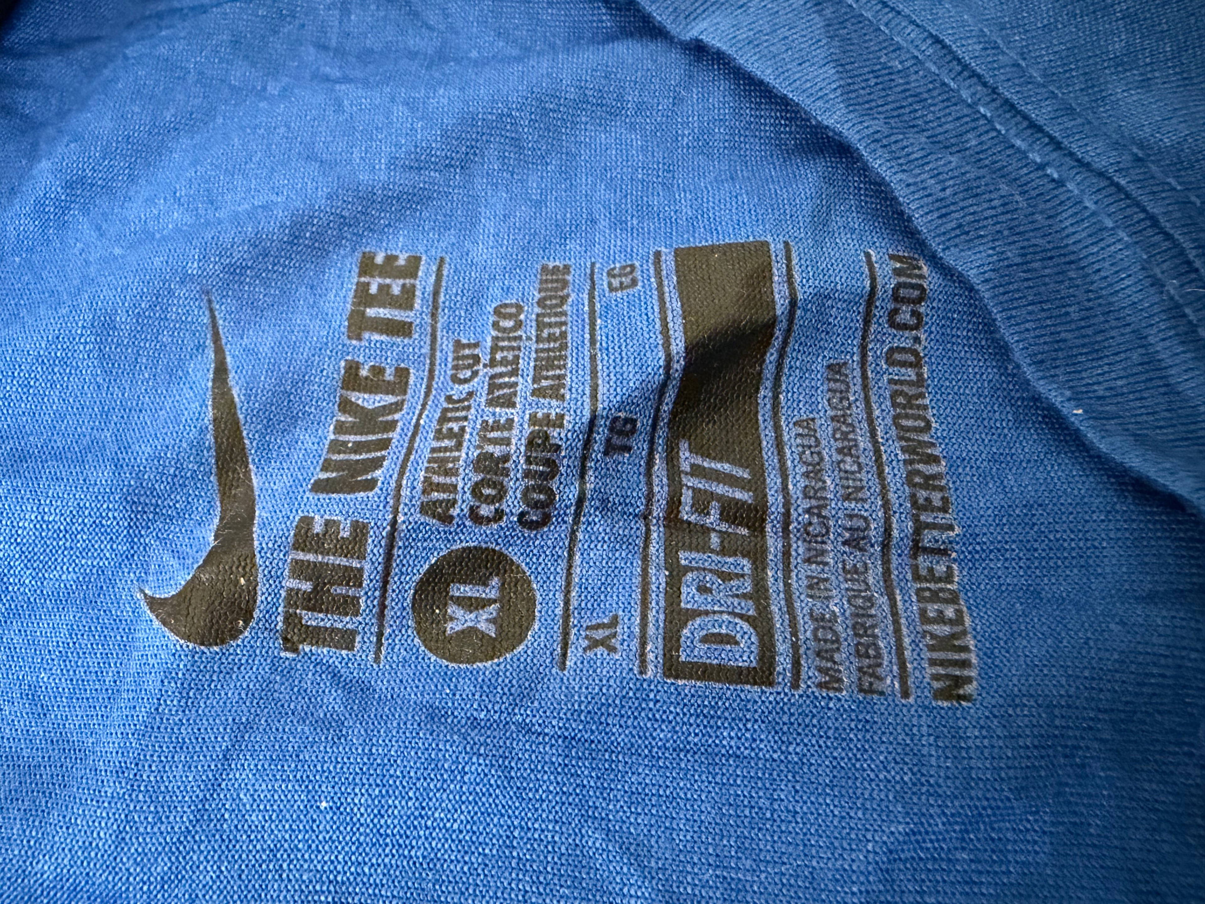 Nike Dri-Fit Crew Tee - Blue
