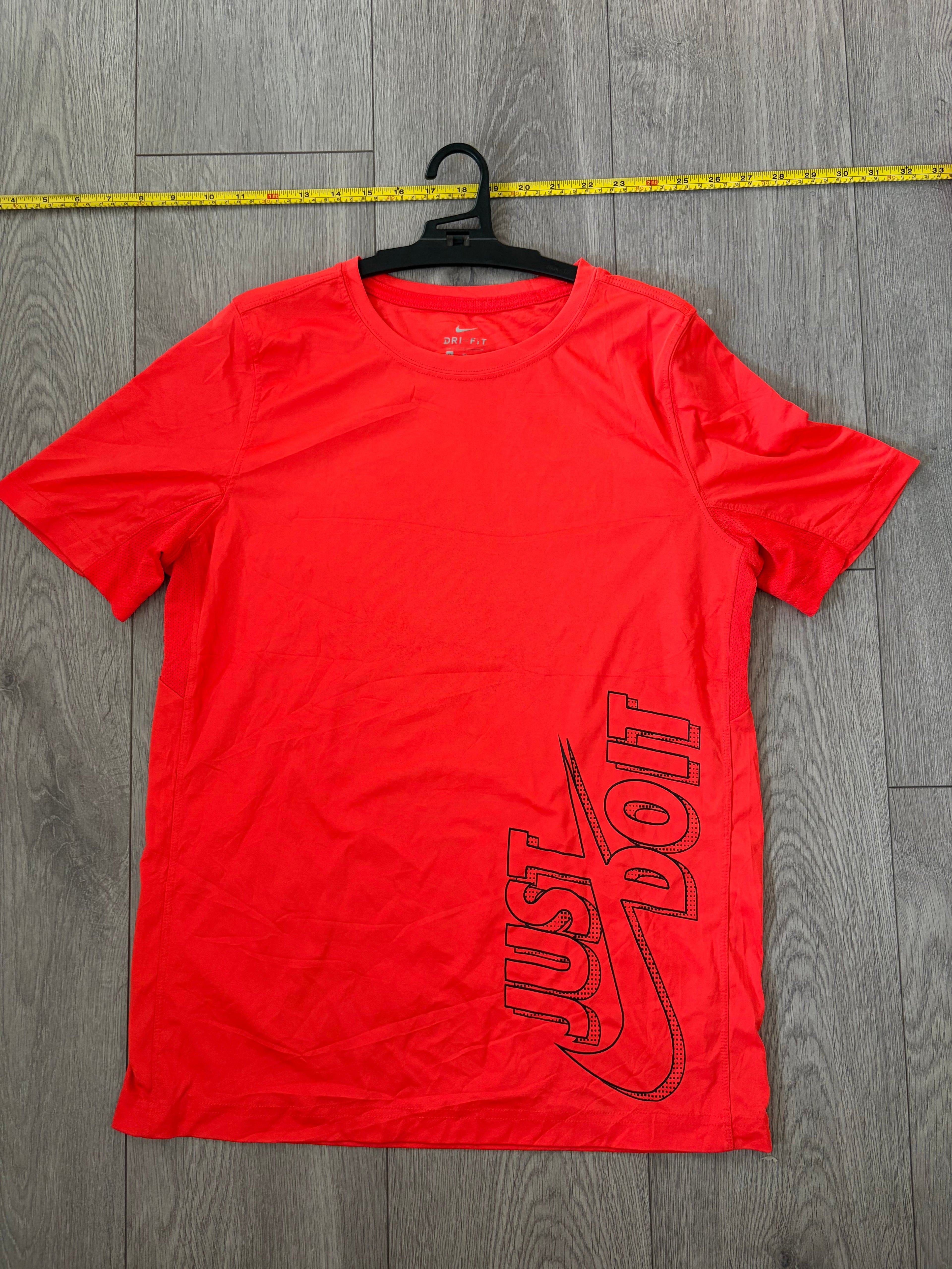 Nike "Just Do It" Dri-Fit Long Sleeve Top - Red