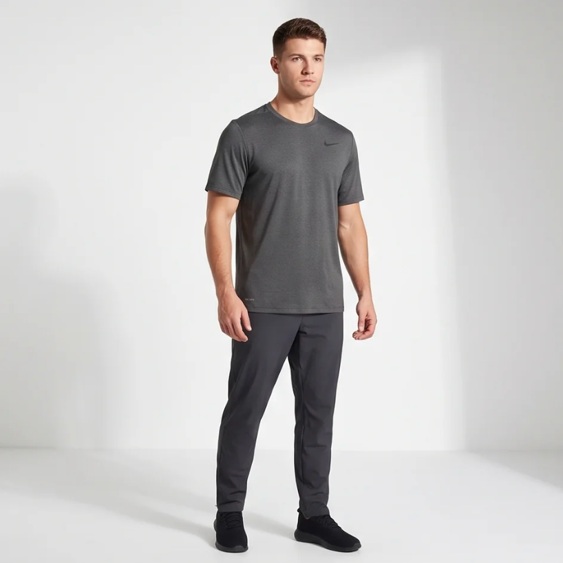 Nike Dri-Fit Crew Tee - Grey