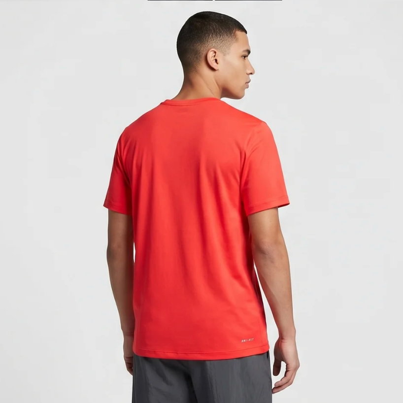 Nike "Just Do It" Dri-Fit Long Sleeve Top - Red